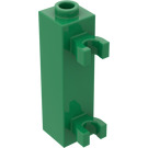 LEGO Green Brick 1 x 1 x 3 with Vertical Clips (Hollow Stud) (42944 / 60583)