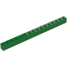 LEGO Verde Ladrillo 1 x 16 (2465)