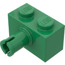 LEGO Vert Brique 1 x 2 avec Épingle sans support de goujon inférieur (2458)