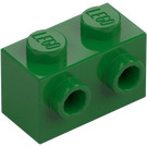 LEGO Green Brick 1 x 2 with Studs on One Side (11211)