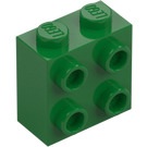 LEGO Grøn Klods 1 x 2 x 1.6 med knops på En Side (1939 / 22885)