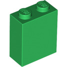 LEGO Grün Backstein 1 x 2 x 2 mit Innenbolzenhalter (3245)