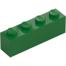 LEGO Grön Kloss 1 x 4 (3010 / 6146)