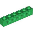 LEGO Groen Steen 1 x 6 met Gaten (3894)