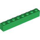 LEGO Green Brick 1 x 8 (3008)