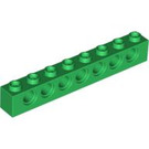 LEGO Grün Backstein 1 x 8 mit Löcher (3702)