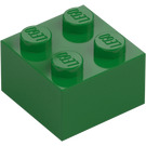 LEGO Zelená Kostka 2 x 2 (3003 / 6223)