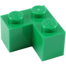 LEGO Green Brick 2 x 2 Corner (2357)