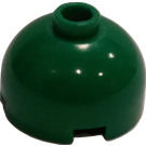 LEGO Green Brick 2 x 2 Round with Dome Top (Safety Stud, Axle Holder) (3262 / 30367)