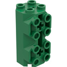LEGO Grün Backstein 2 x 2 x 3.3 Octagonal mit Seitenbolzen (6042)