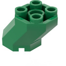 LEGO Green Brick 2 x 3 x 1.6 Octagonal Offset (6032)