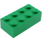 LEGO Grün Backstein 2 x 4 (3001 / 72841)