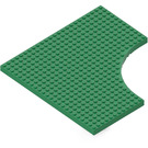LEGO Vert Brique 24 x 24 avec Coupé (6161)