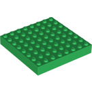 LEGO Groen Steen 8 x 8 (4201 / 43802)