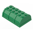 LEGO Vert Chest Couvercle 4 x 6 (4238 / 33341)