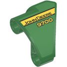 LEGO Green Curved Panel 3 x 3 x 2 Right with ‘JOHN DEERE 9700’ Sticker (2403)