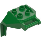 LEGO Zielony Design Cegła 4 x 3 x 3 z 3.2 Shaft (27167)