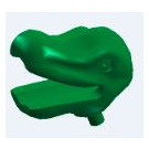 LEGO Green Dinosaur Head Small (40384)