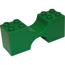 LEGO Duplo Grün Doppelt Bogen 2 x 6 x 2