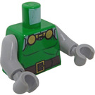 LEGO Groen Dr. Doom Torso (973 / 76382)