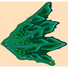 LEGO Groen Draak Vleugel met Zandgroen, Limoen en Donkergroen Scales (Rechts)