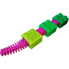 LEGO Groen Duplo Dier Steen 2 x 2 Lichaam Segments met Flexibel Spine (44255)