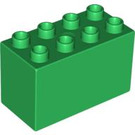 LEGO Green Duplo Brick 2 x 4 x 2 (31111)