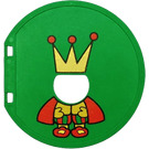 LEGO Green Duplo Gate Ø 80 with King (31193)