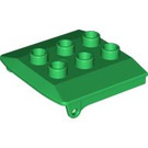 LEGO Vert Duplo Roof for Cabin (4543 / 34558)