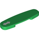 LEGO Green Duplo Track Connector with Two-Way Arrow (35962 / 38506)