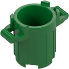 LEGO Verde Pattumiera con 4 supporti per coperchio (28967 / 92926)