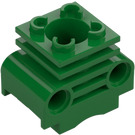 LEGO Green Engine Cylinder with Slots (2850 / 32061)