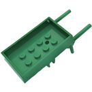 LEGO Vert Fabuland Wheelbarrow (2 roues) - Cadre