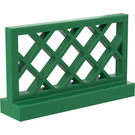 LEGO Verde Recinzione 1 x 4 x 2 Lattice (3185)