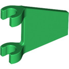 LEGO Vert Drapeau 2 x 2 Angled sans bord évasé (44676)