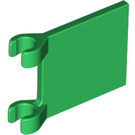 LEGO Green Flag 2 x 2 without Flared Edge (2335 / 11055)