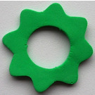LEGO Green Foam Part Crown Large 5 x 5 with big Center Hole Cutout