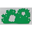 LEGO Green Foam Part Scal Bush 22 x 2 with 2 Cuttouts and 7 Holes