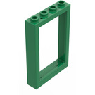 LEGO Verde Marco 1 x 4 x 5 con espigas huecas (2493)