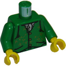 LEGO Groen Gilderoy Lockhart Torso met Green Armen en Geel Handen (973)