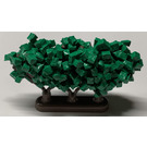 LEGO Green Granulated Bush with 3 Trunks