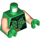 LEGO Green Green Arrow Minifig Torso (973 / 76382)