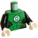 LEGO Green Green Lantern with White Hands Minifig Torso (973 / 76382)