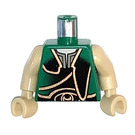 LEGO Grøn Gungan Soldat Torso (973)