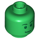 LEGO Grün Kopf mit Army Man Gesicht (Sicherheitsbolzen) (3626 / 88831)