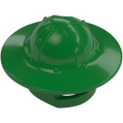 LEGO Verde Casco con Protector de barbilla y Broad Brim (15583 / 30273)