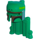LEGO Green Helmet with Rocket Pack for Boba Fett with Dark Brown (30380 / 84015)