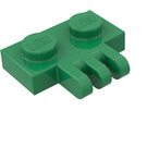 LEGO Groen Scharnier Plaat 1 x 2 met 3 Vingers (2452)