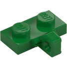 LEGO Verde Bisagra Placa 1 x 2 con Vertical Cierre Stub con ranura inferior (44567 / 49716)