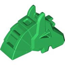 LEGO Verde Caballo Battle Casco (Angular) (44557 / 48492)